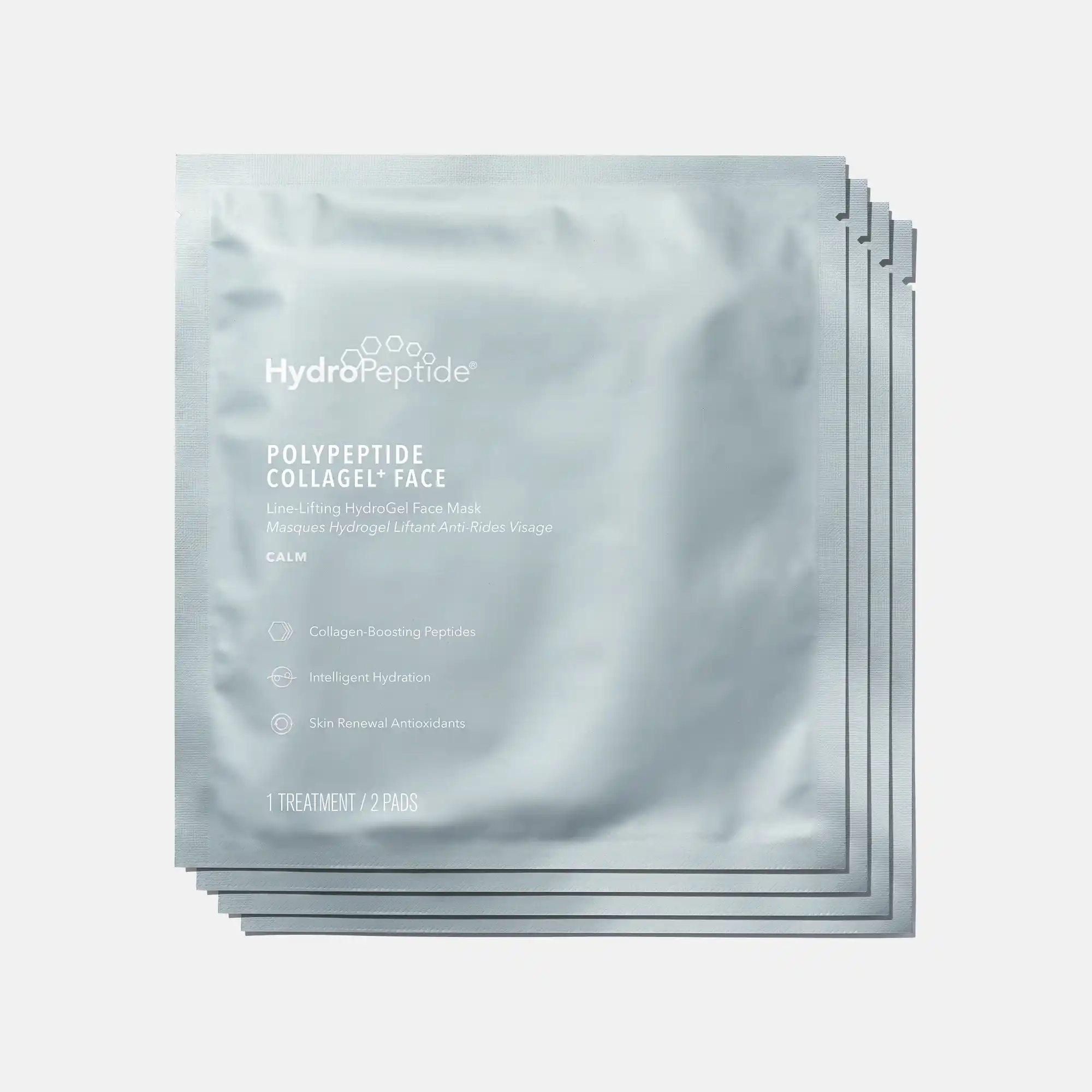 Polypeptide Collagel Mask for Face 4 Pack - Гідрогелева маска проти зморшок для обличчя - Зображення 4