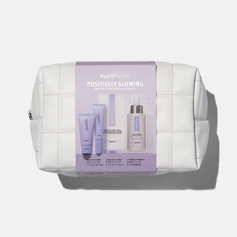 Positively Glowing – Набір для освітлення шкіри на основі пептидів Positively Glowing – Набір для освітлення шкіри на основі пептидів