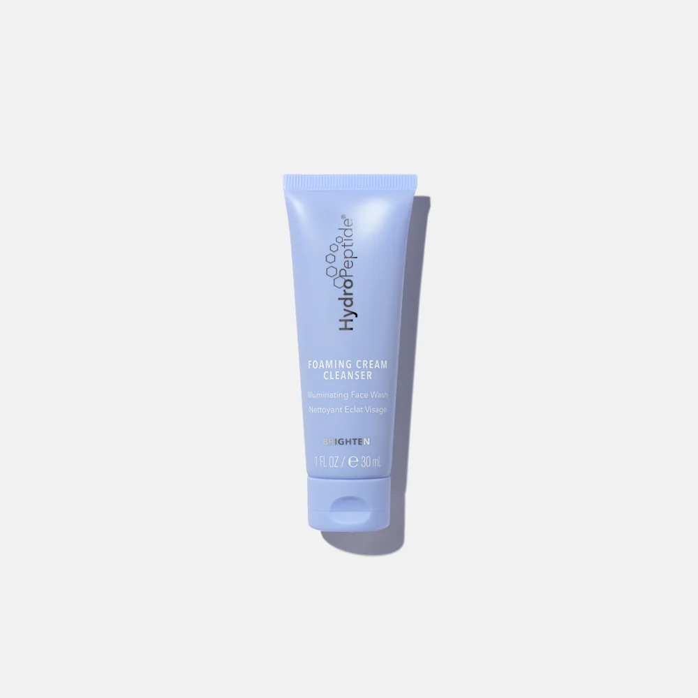 travel foaming cream cleanser